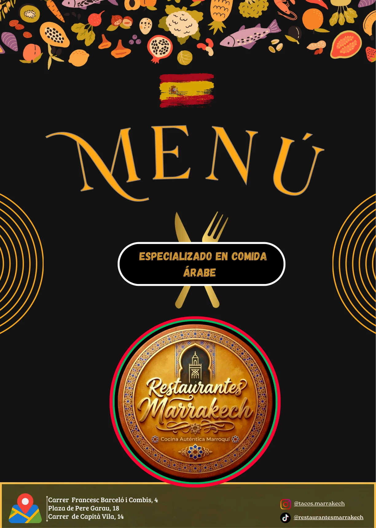 Carta Tacos Marrakech - Página 1
